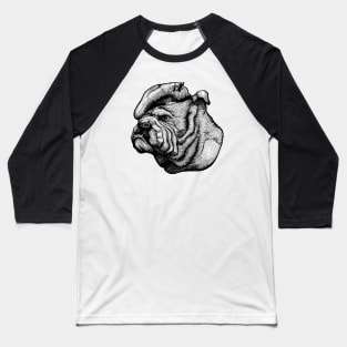 Old English Bulldog Baseball T-Shirt